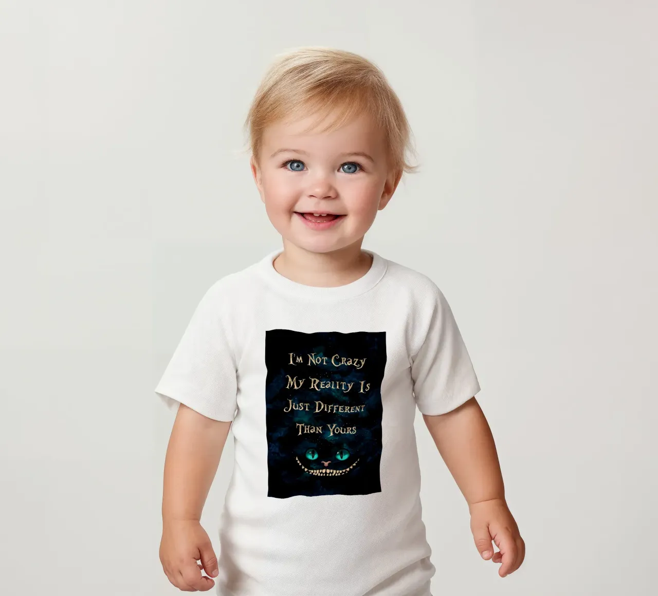 Alice In Wonderland maglietta neonato da nabakumov