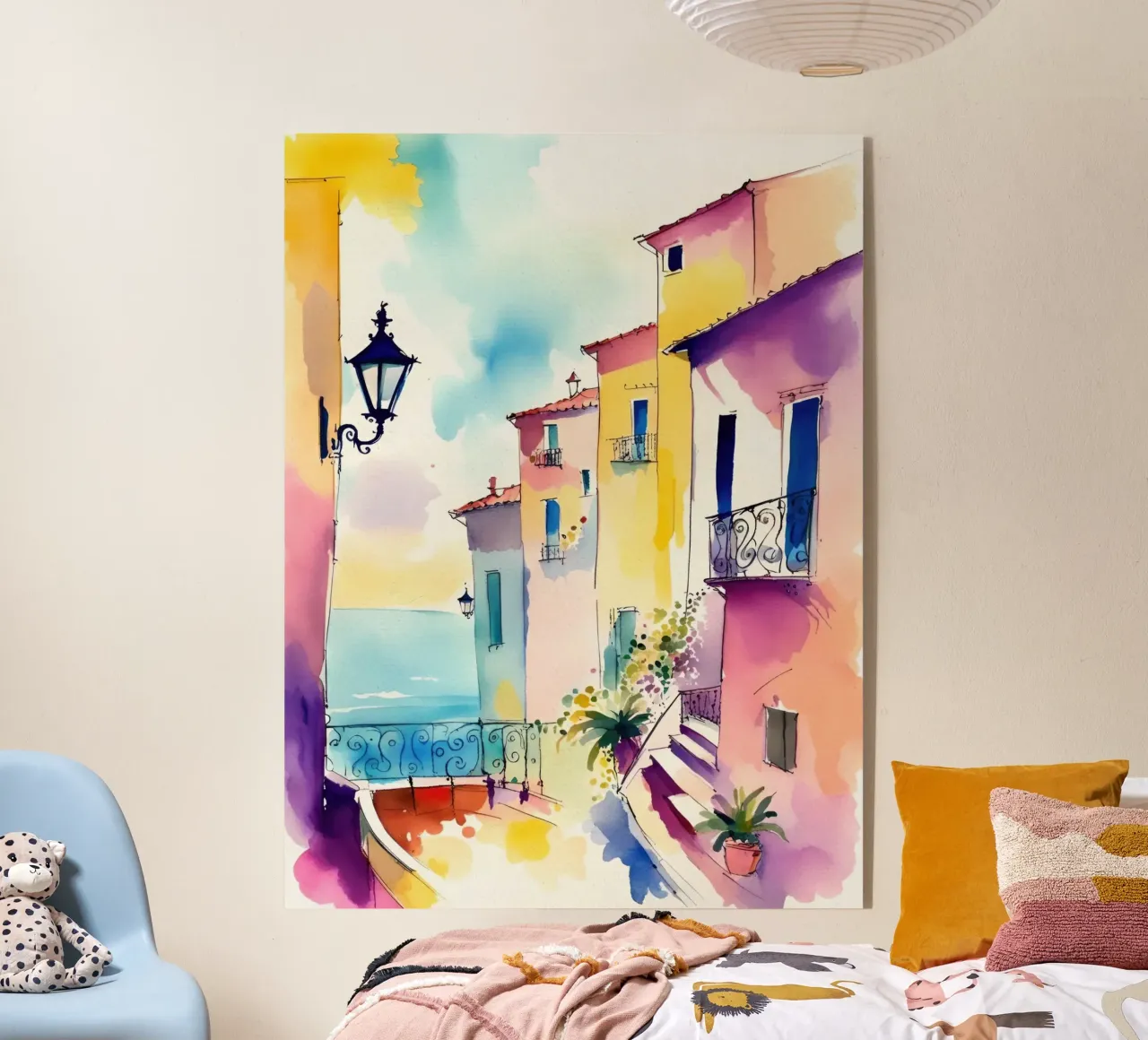 French Riviera Acryl-Glas von Artsy Bessy
