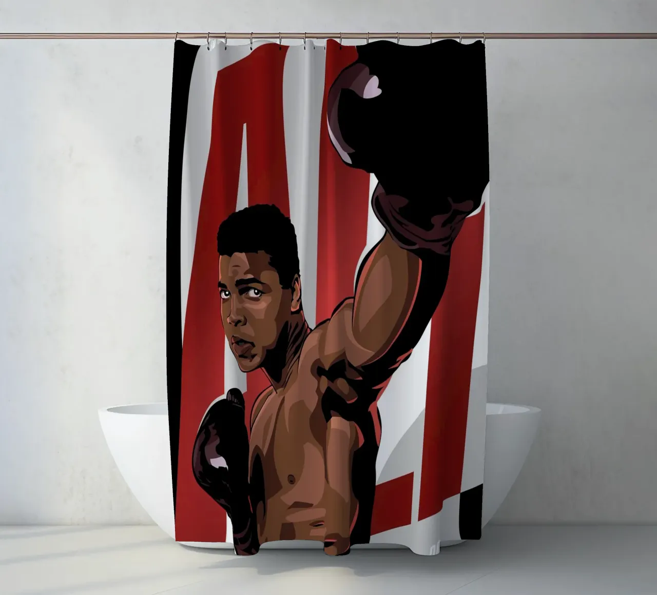 Muhammad Ali tenda da doccia da nabakumov