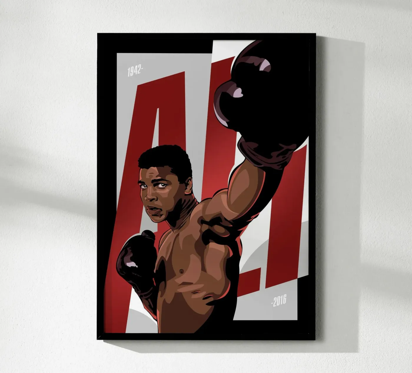 Muhammad Ali poster van nabakumov