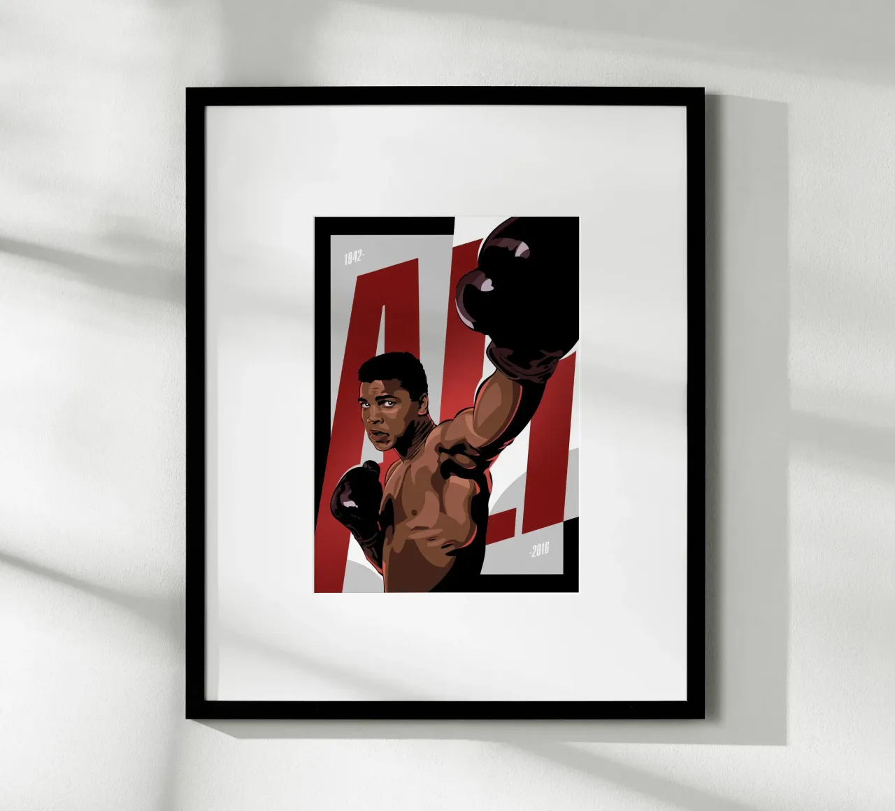 Muhammad Ali poster da nabakumov