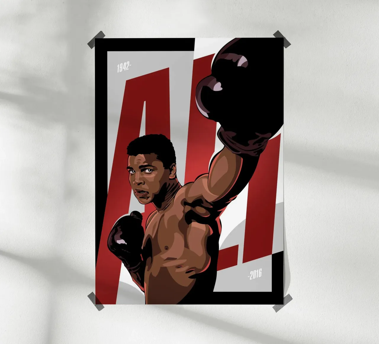 Muhammad Ali poster da nabakumov