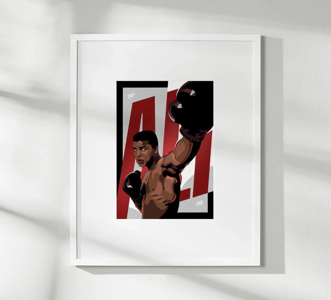Muhammad Ali poster van nabakumov