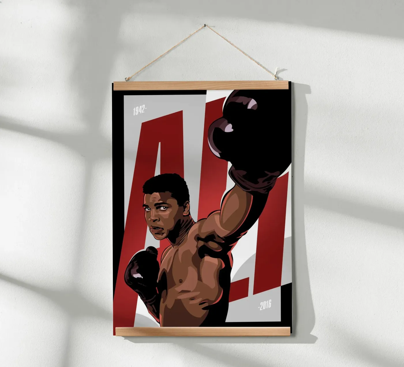 Muhammad Ali poster van nabakumov