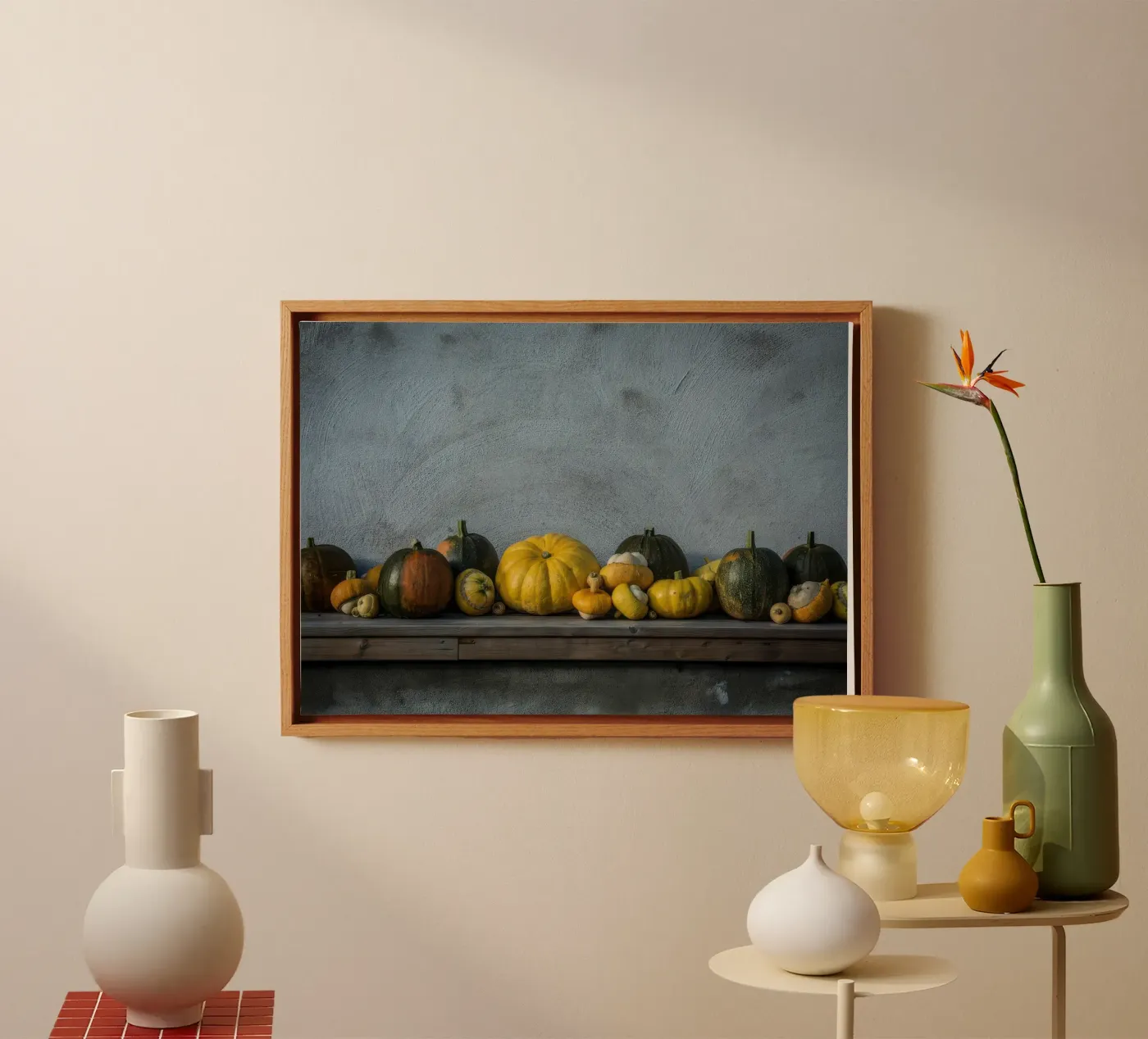 pumpkins canvas by delicious kitchen