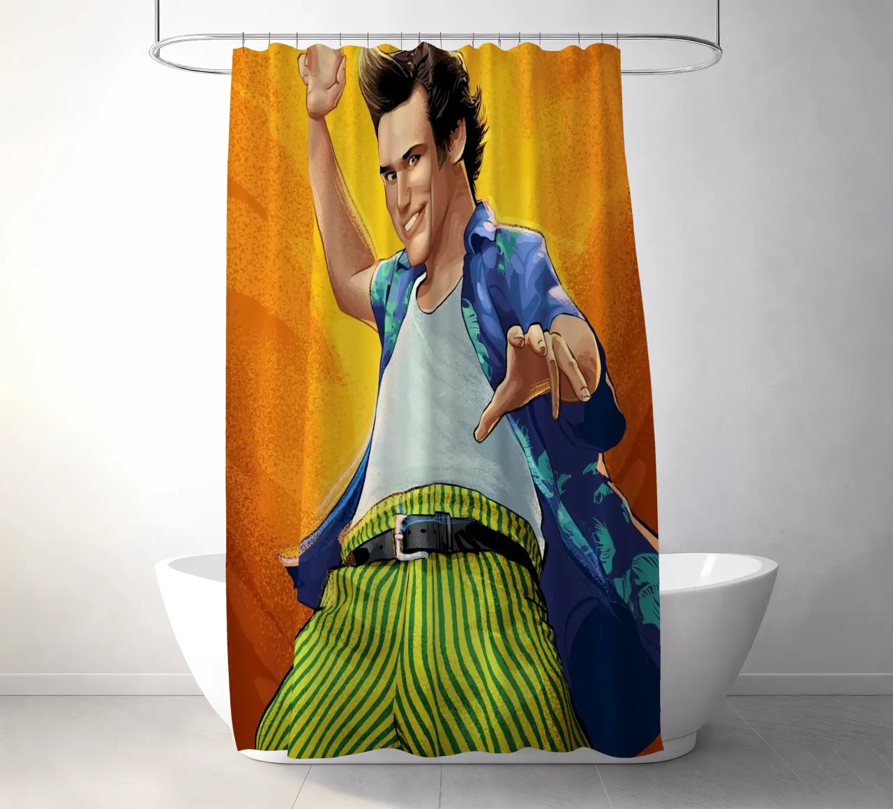 Ace Ventura shower curtain by nabakumov