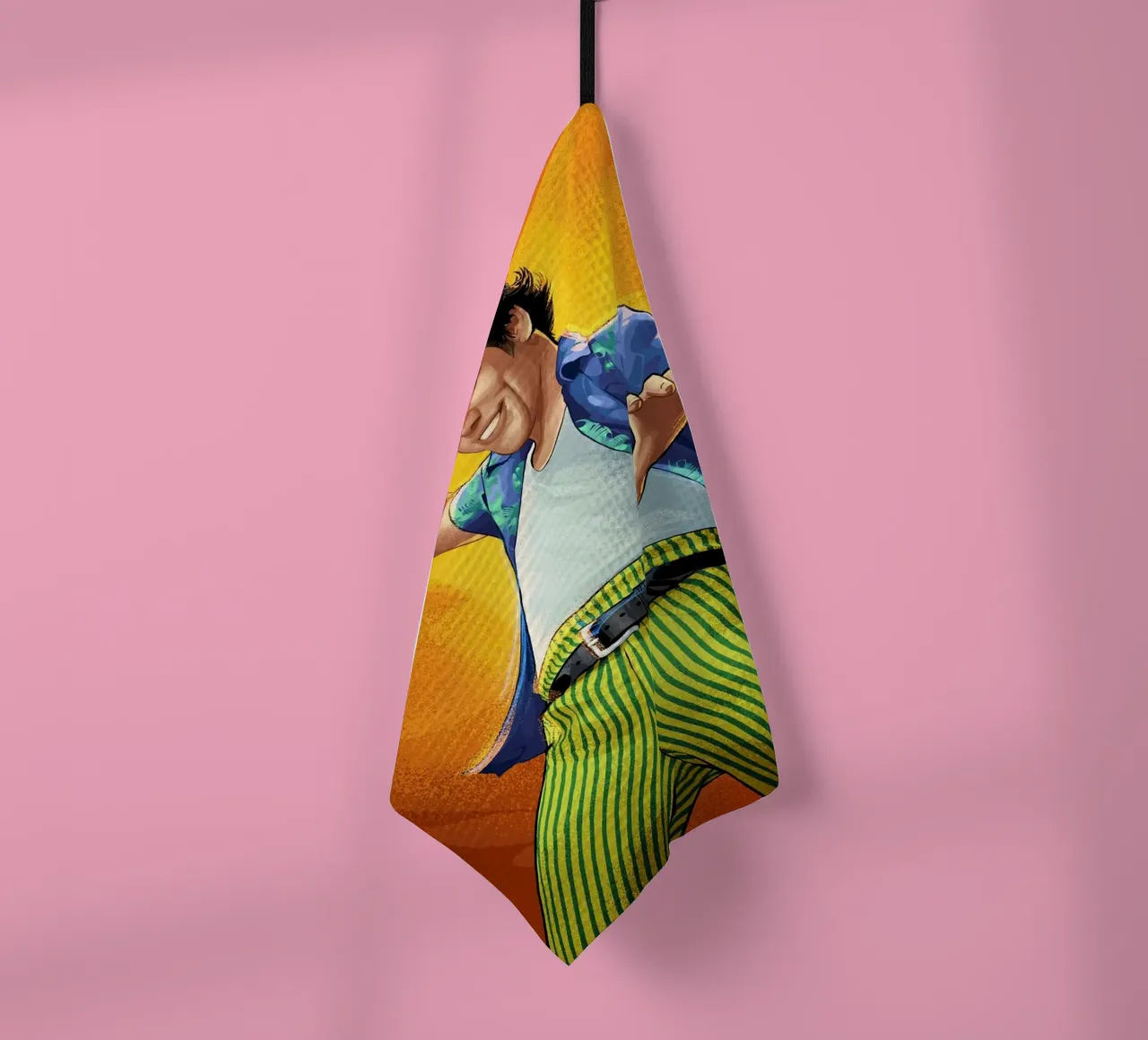 Ace Ventura tea towel by nabakumov