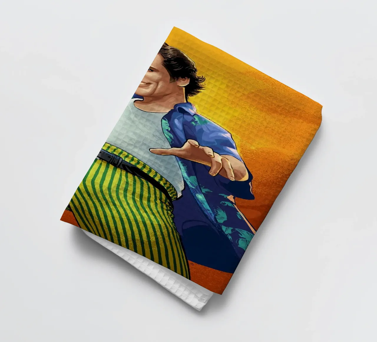 Ace Ventura tea towel by nabakumov