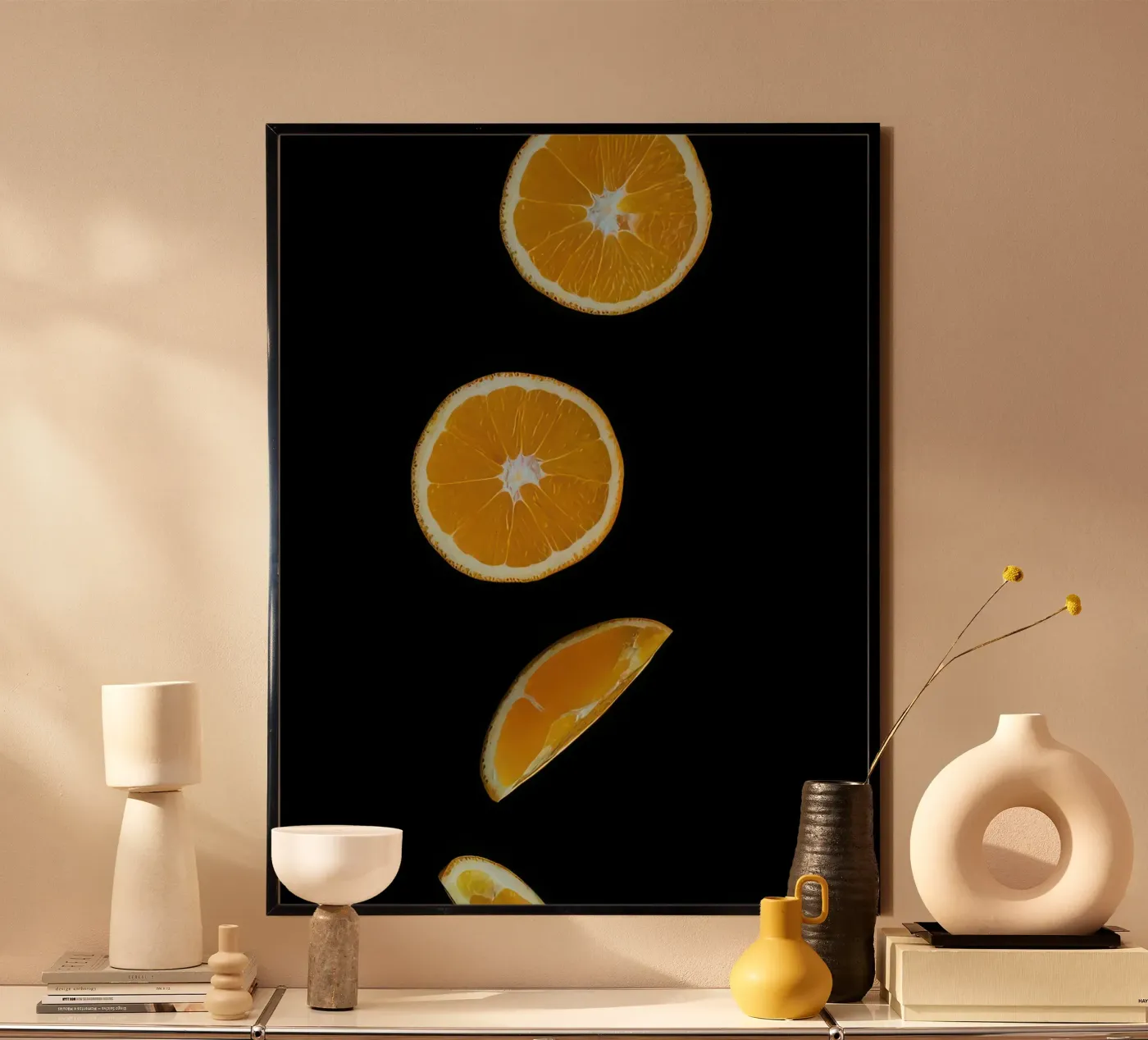 Falling Citrus poster by delicious kitchen