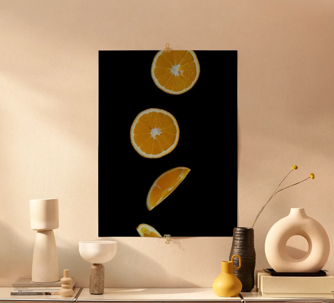 Falling Citrus poster by delicious kitchen