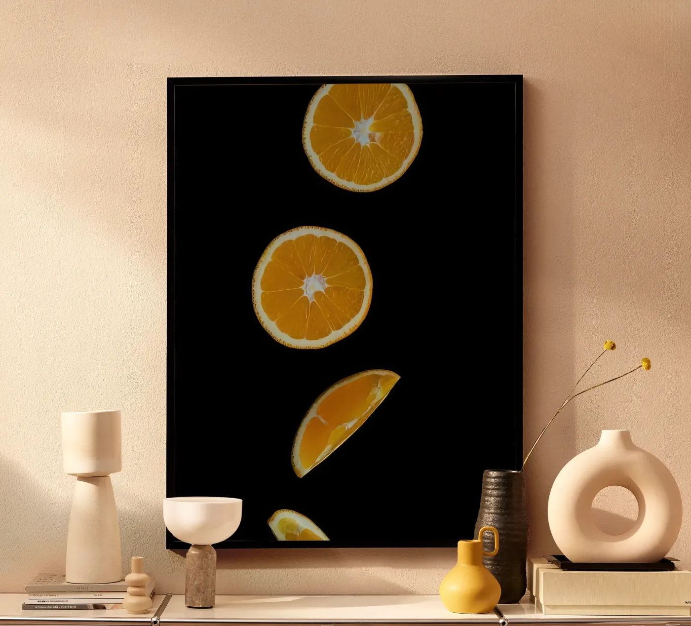 Falling Citrus poster by delicious kitchen