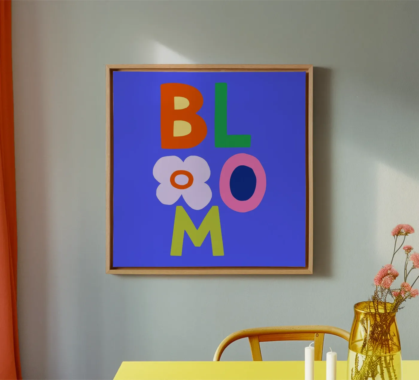 Bloom canvas van Lisa Jasmin Bauer