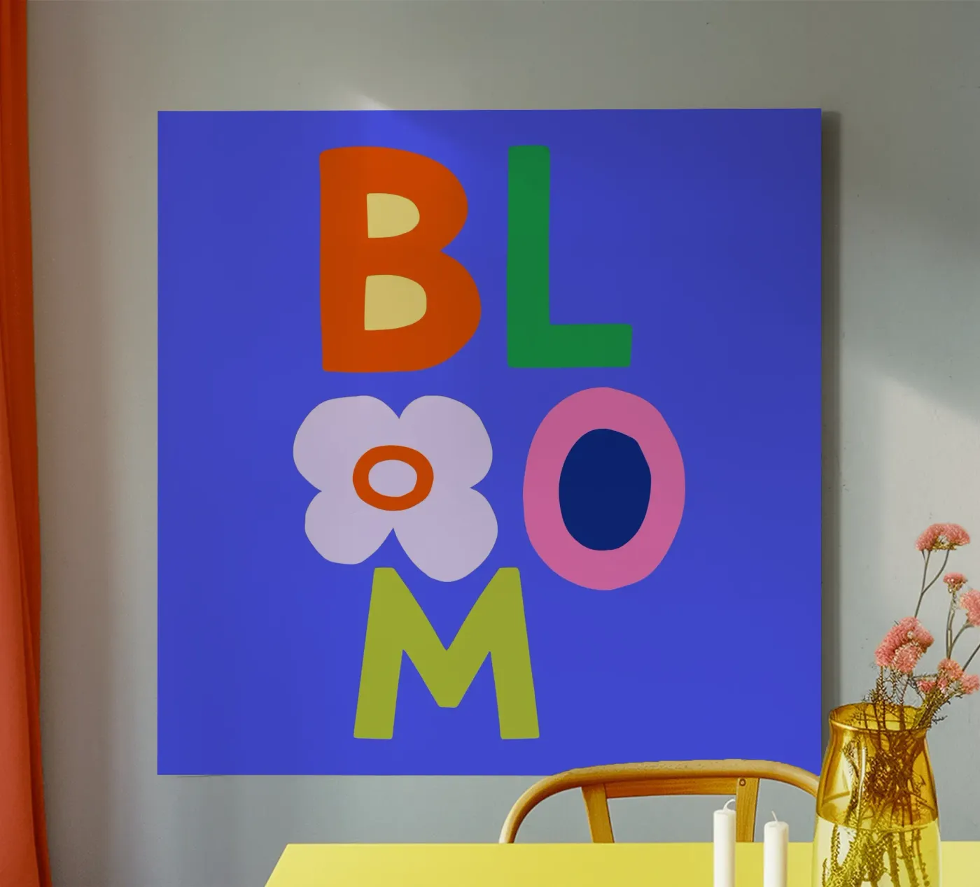 Bloom canvas van Lisa Jasmin Bauer