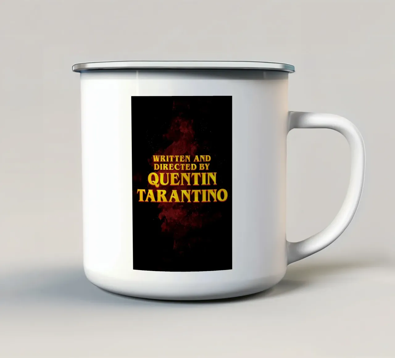 Written And Directed enamel mug by nabakumov