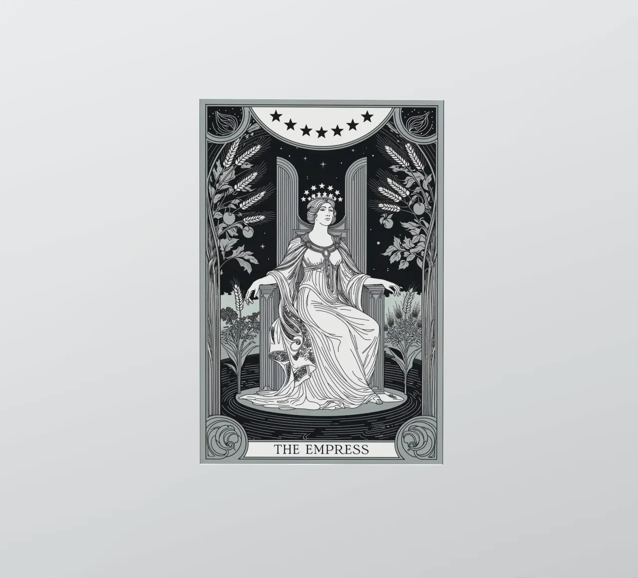 Die Kaiserin - Mutter der Schöpfung Sticker von Mystique & Muse