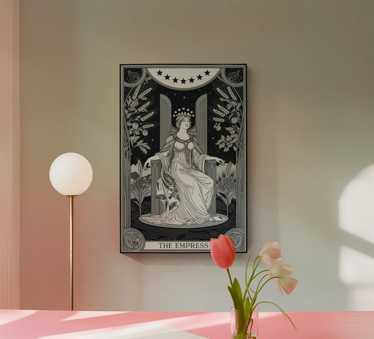 Die Kaiserin - Mutter der Schöpfung Acryl-Glas von Mystique & Muse