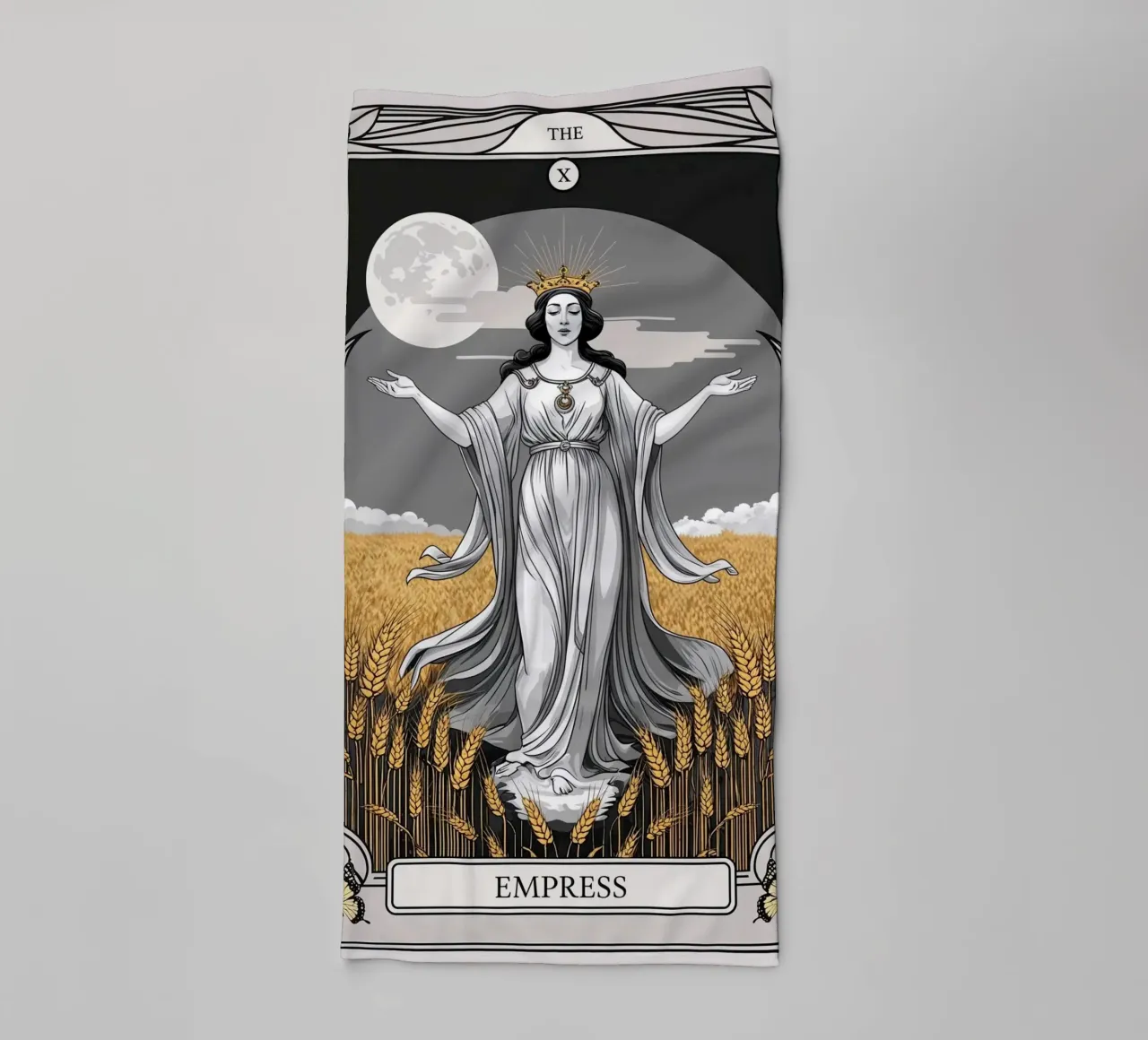 The Empress – Symbol of Abundance towel by Mystique & Muse