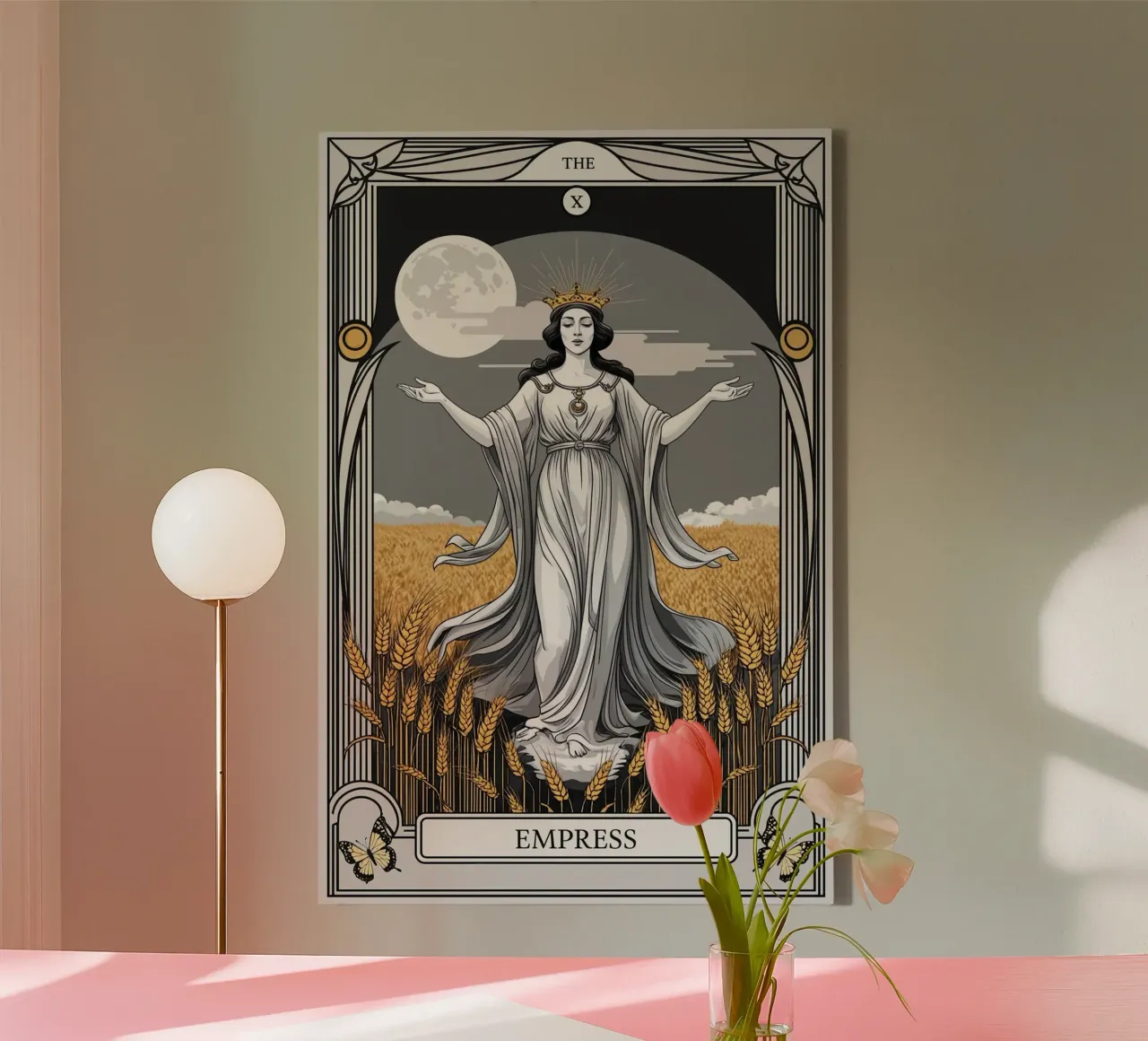 The Empress – Symbol of Abundance canvas by Mystique & Muse