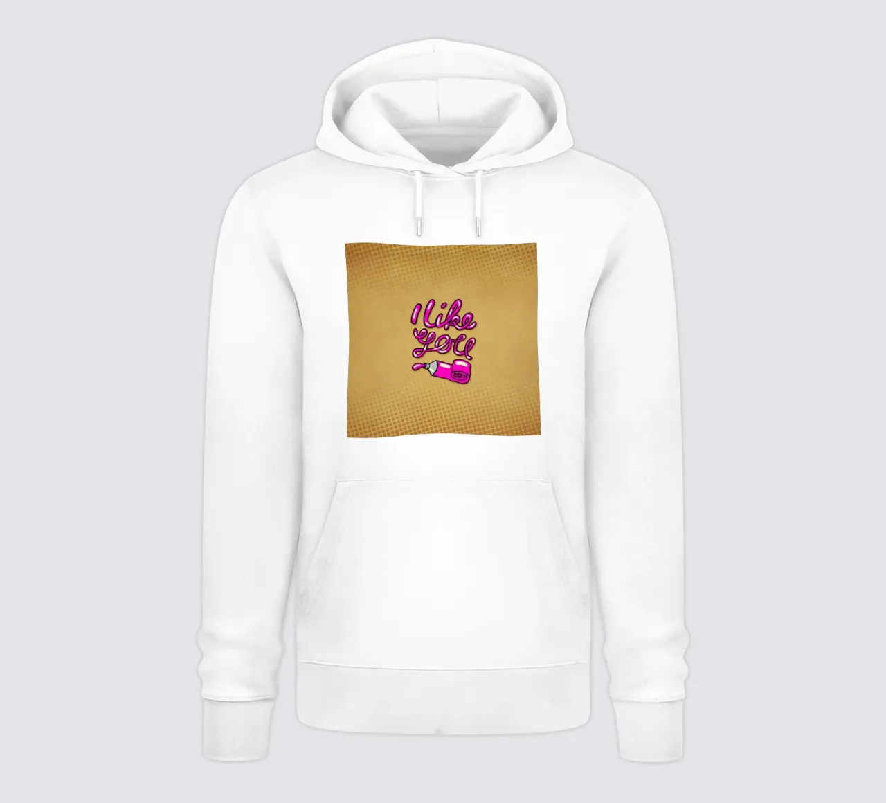 I like you felpa con cappuccio da Linda van Bruggen