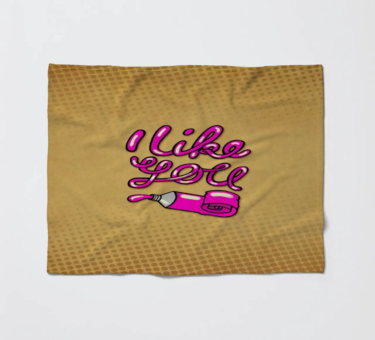 I like you coperta in pile da Linda van Bruggen