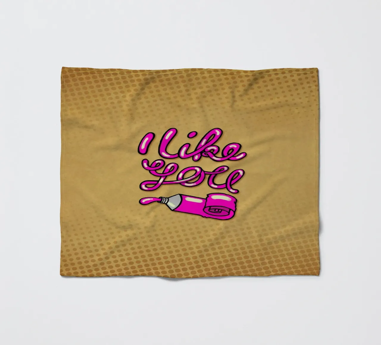 I like you coperta in pile da Linda van Bruggen