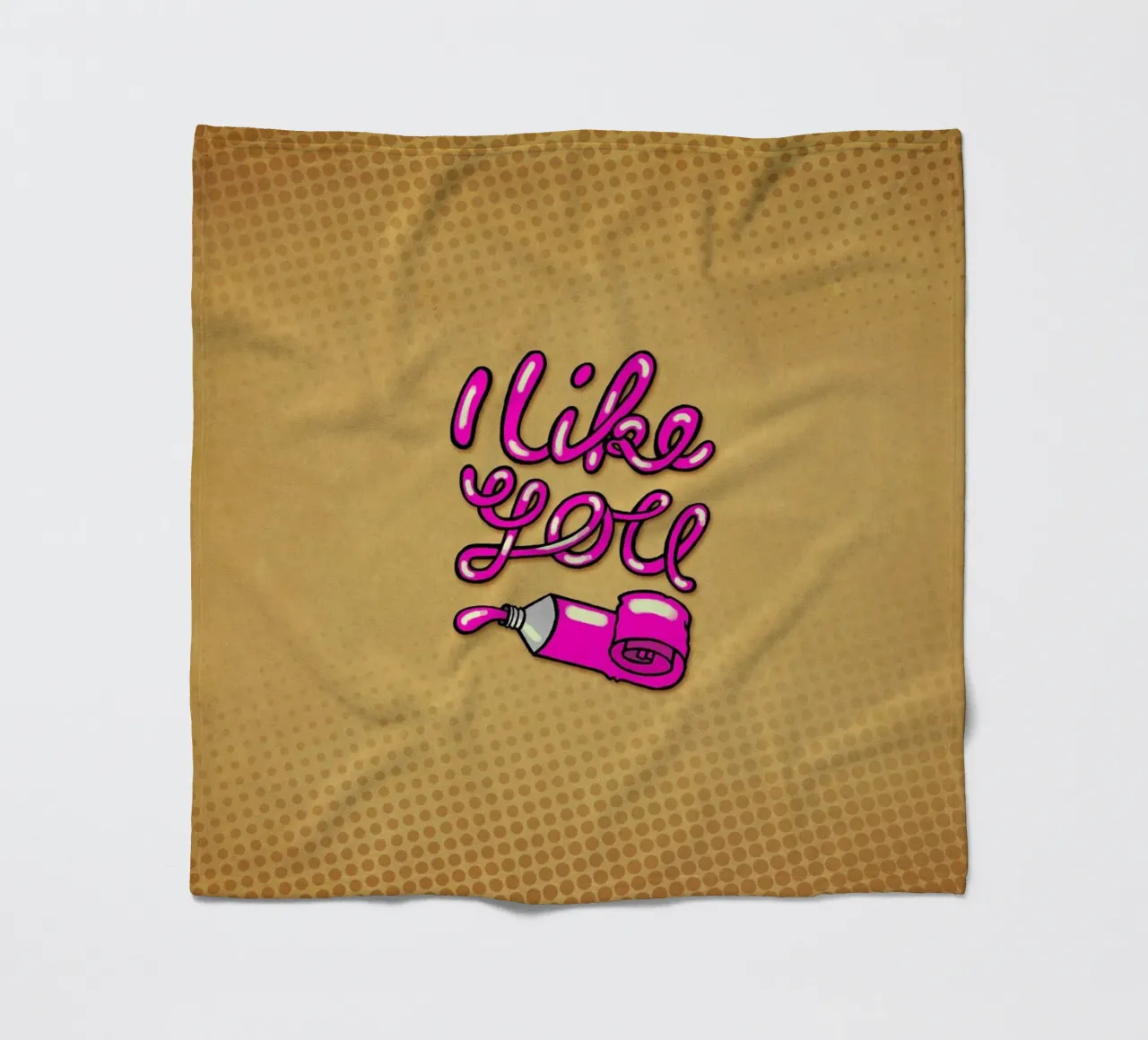 I like you coperta in pile da Linda van Bruggen