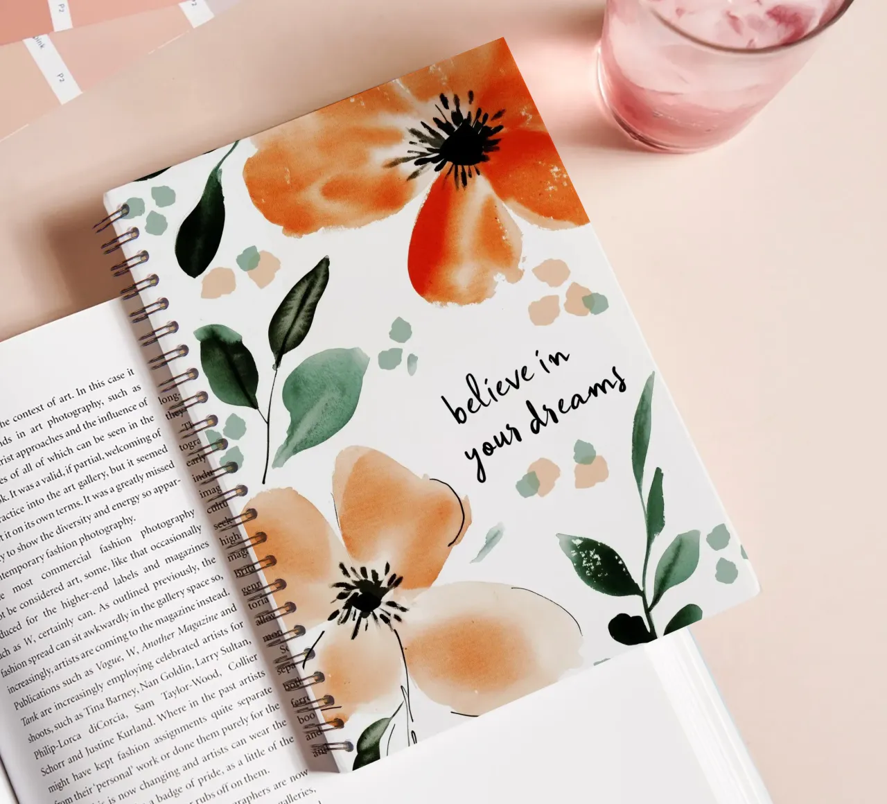 Believe In Your Dreams (Version 1) spiral notebook by treechild