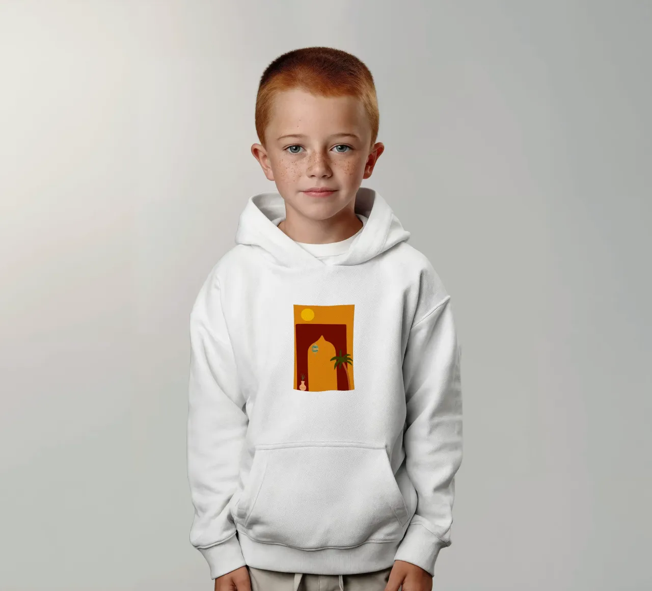 Desert Day 3 kids hoodie by Mounias Design