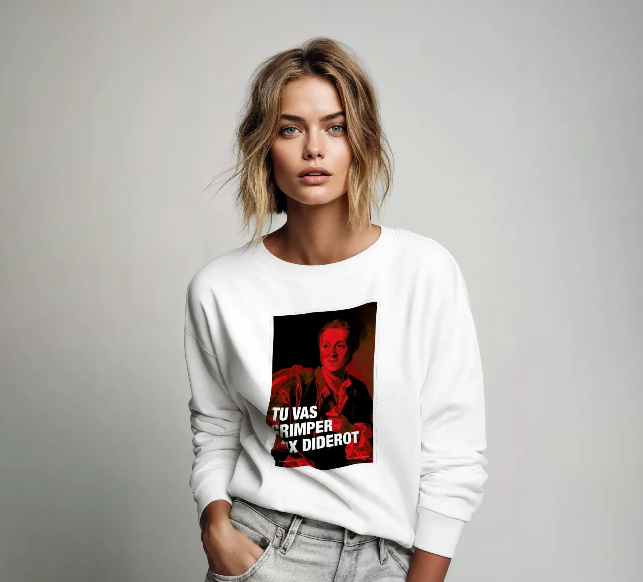 Diderot sweatshirt van Fists Et Lettres