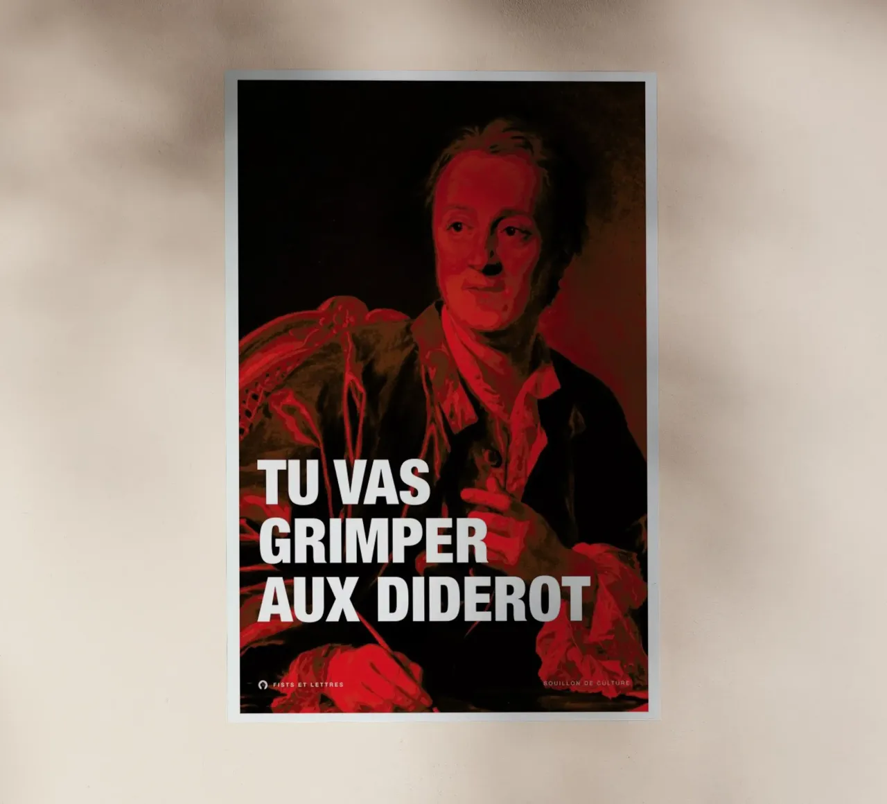 Diderot pellicola backlit da Fists Et Lettres