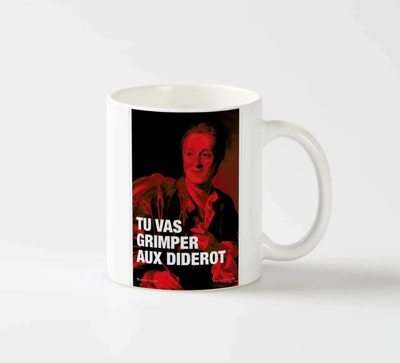 Diderot tazza in ceramica da Fists Et Lettres