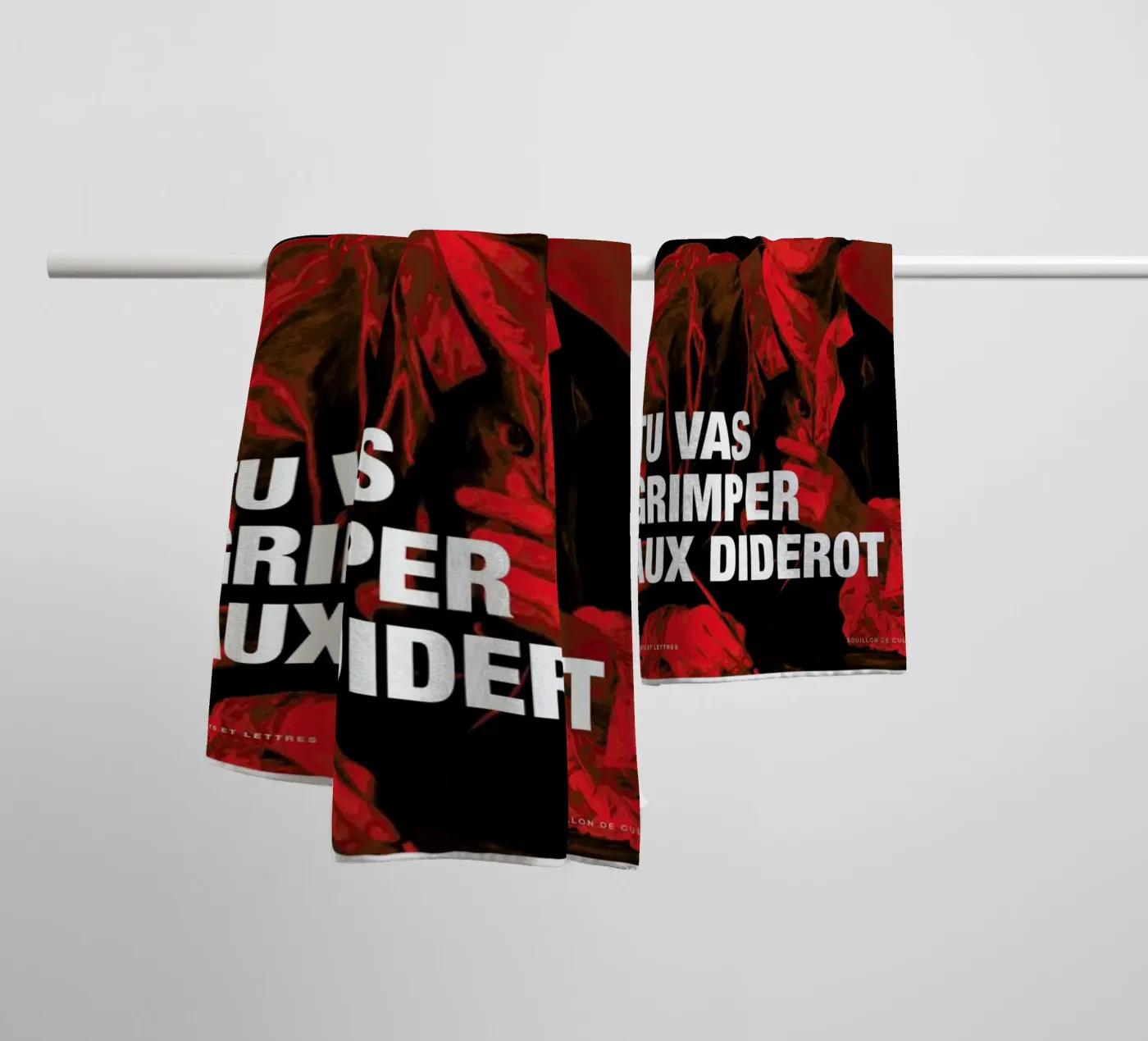 Diderot badhanddoek van Fists Et Lettres