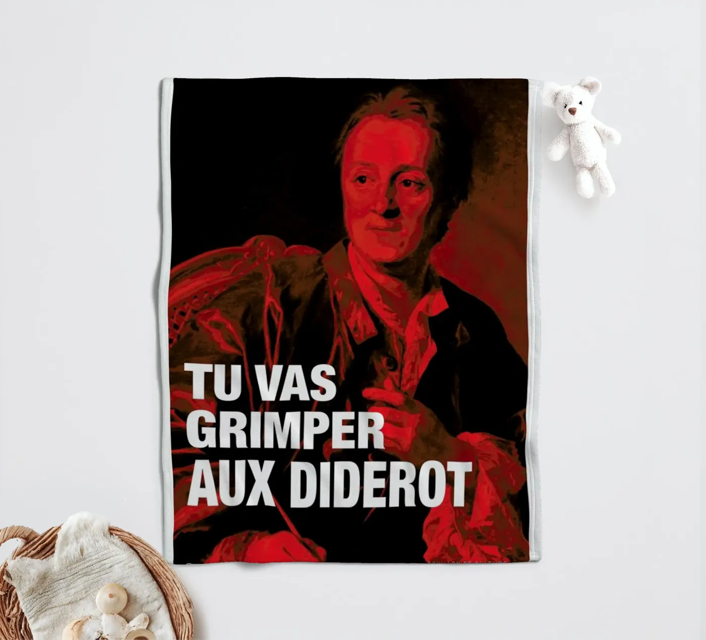 Diderot Fleecedecke von Fists Et Lettres