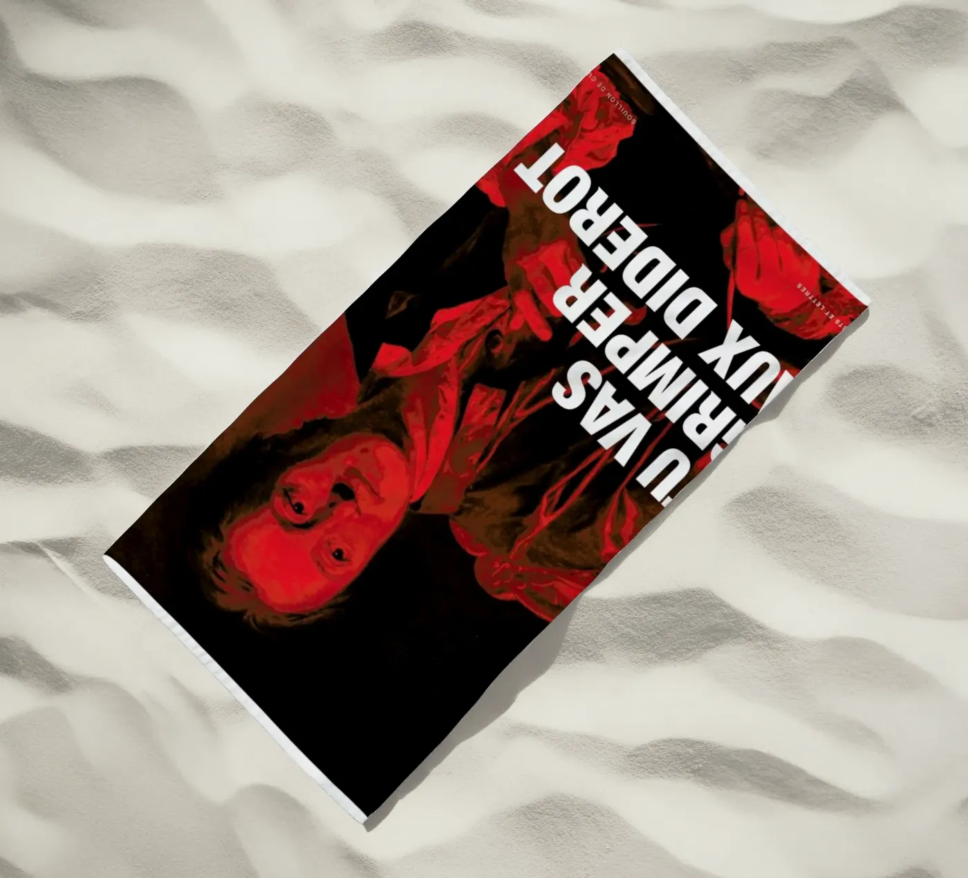 Diderot strandhanddoek van Fists Et Lettres