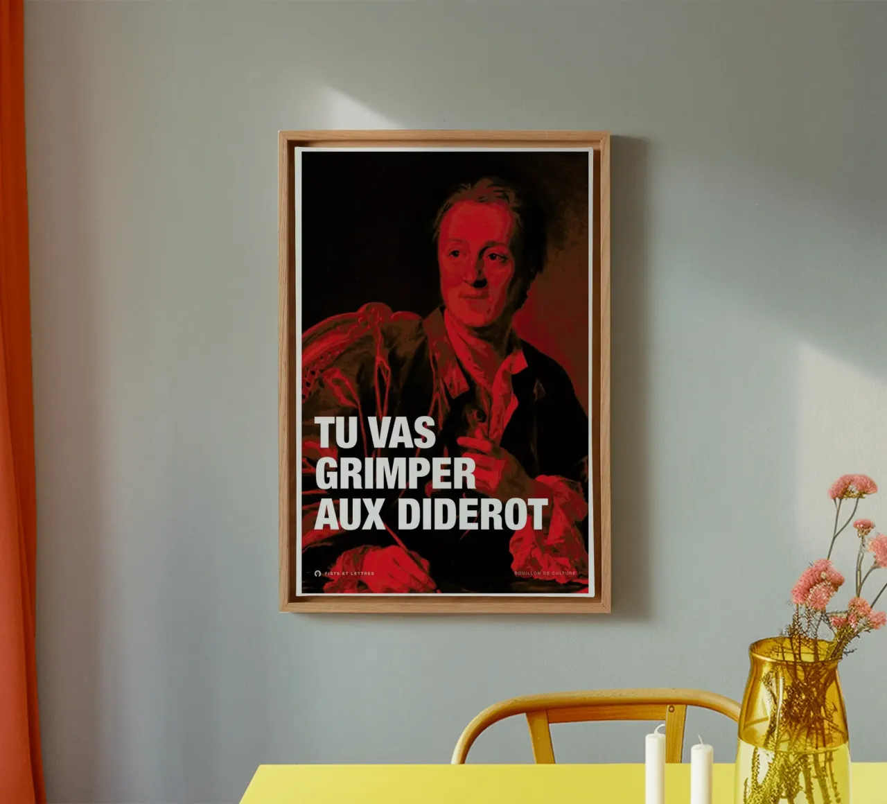 Diderot canvas by Fists Et Lettres