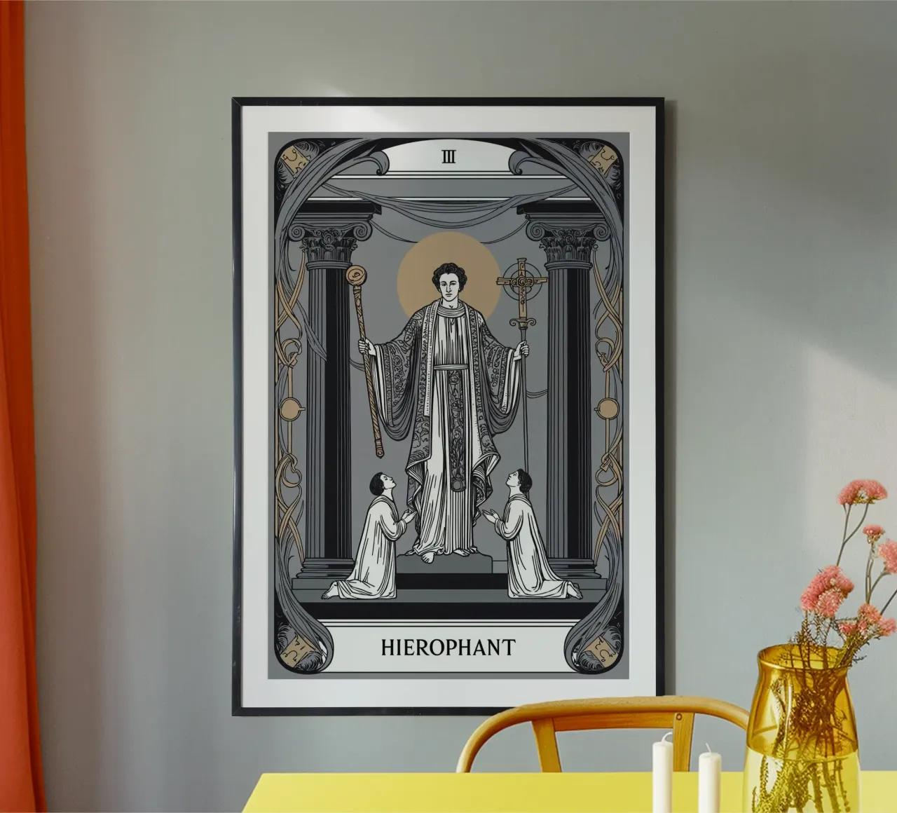 The Hierophant – Pillar of Wisdom hahnemühle by Mystique & Muse
