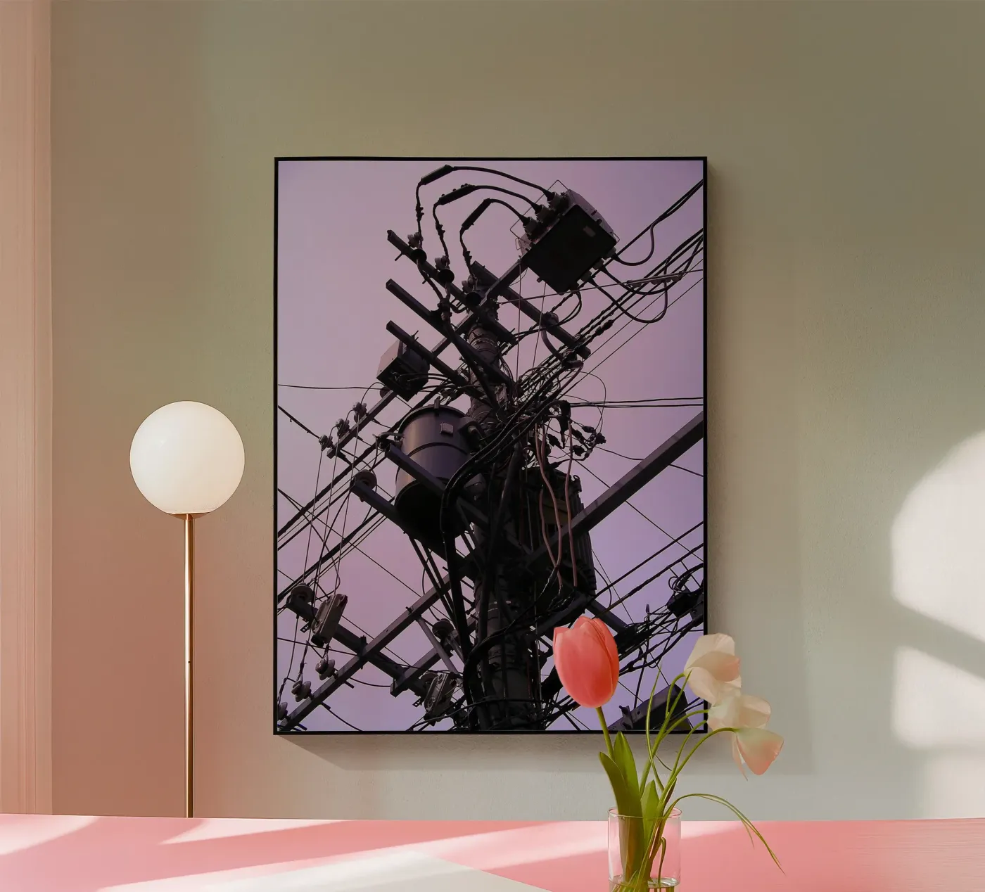 Untitled (Power Grid) plexiglass da Drury Brennan