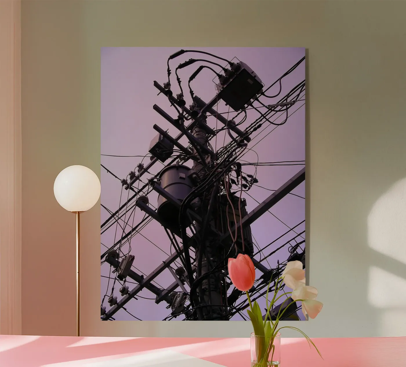 Untitled (Power Grid) plexiglass da Drury Brennan