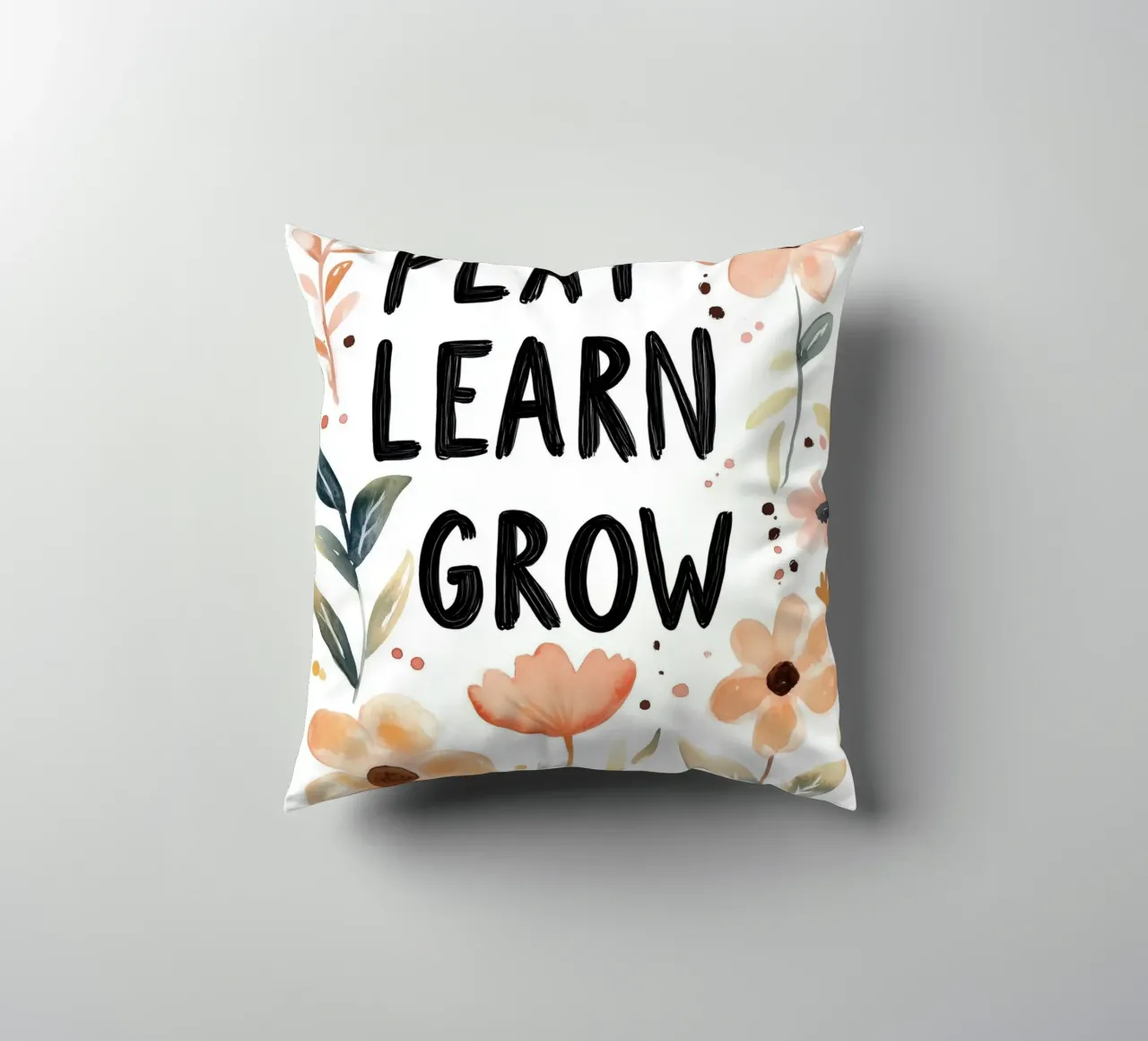 Play Learn Grow (version 2) cuscino da treechild