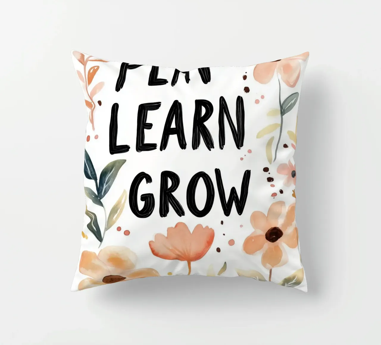 Play Learn Grow (version 2) cuscino da treechild