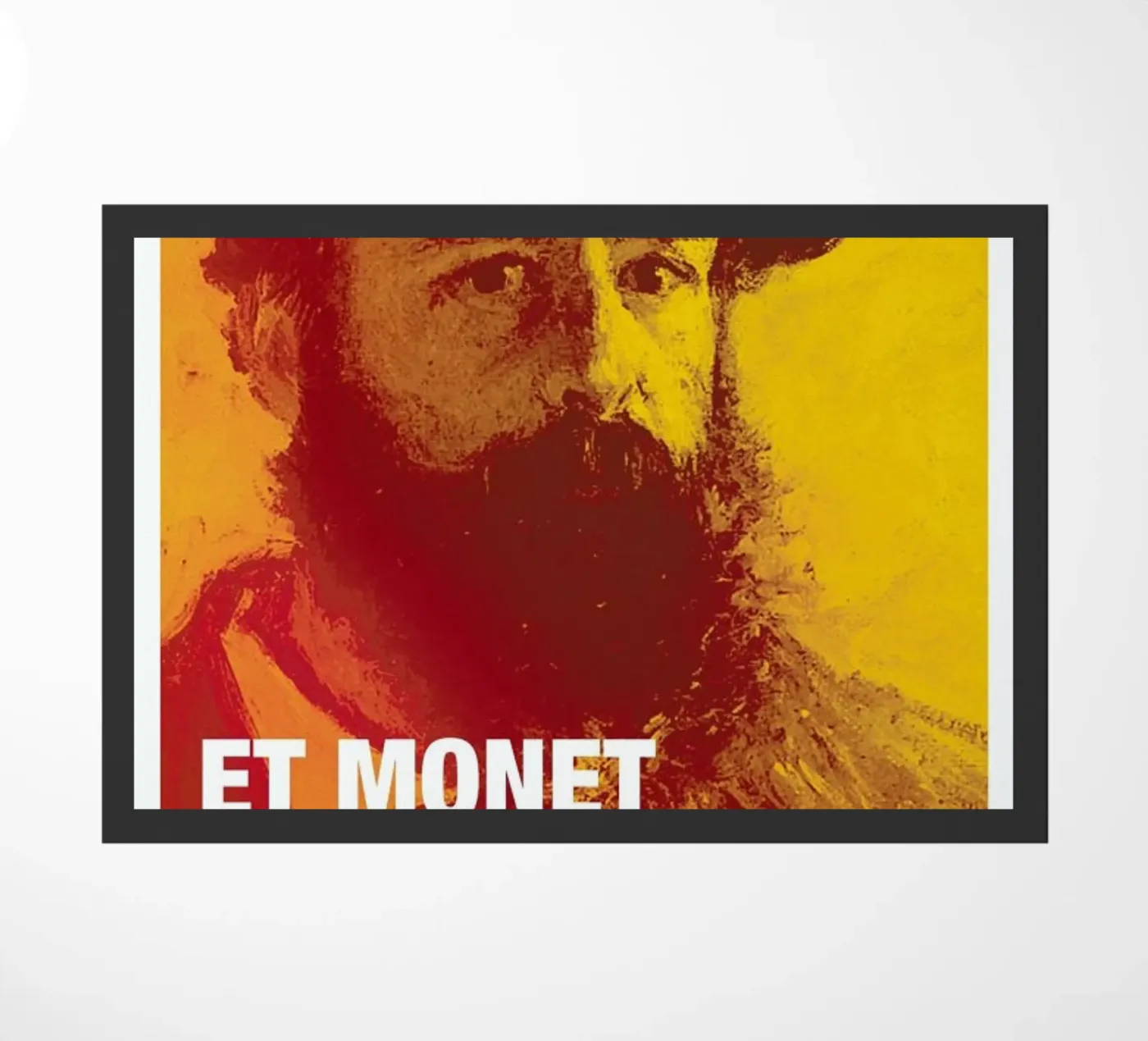 Monet doormat by Fists Et Lettres