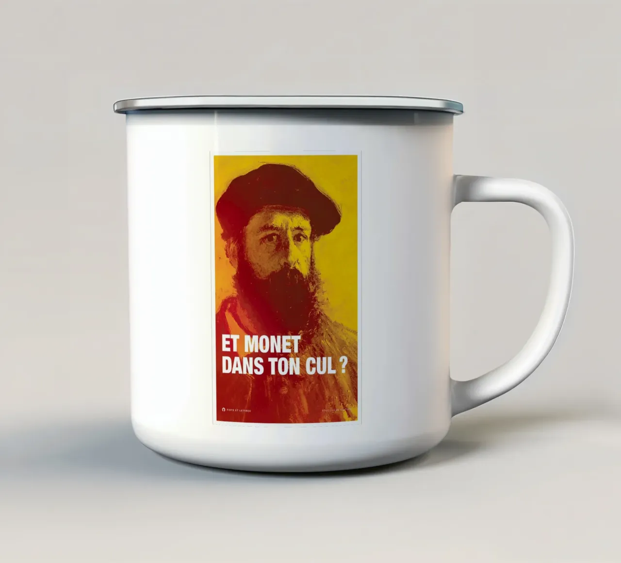 Monet tazza in smalto da Fists Et Lettres