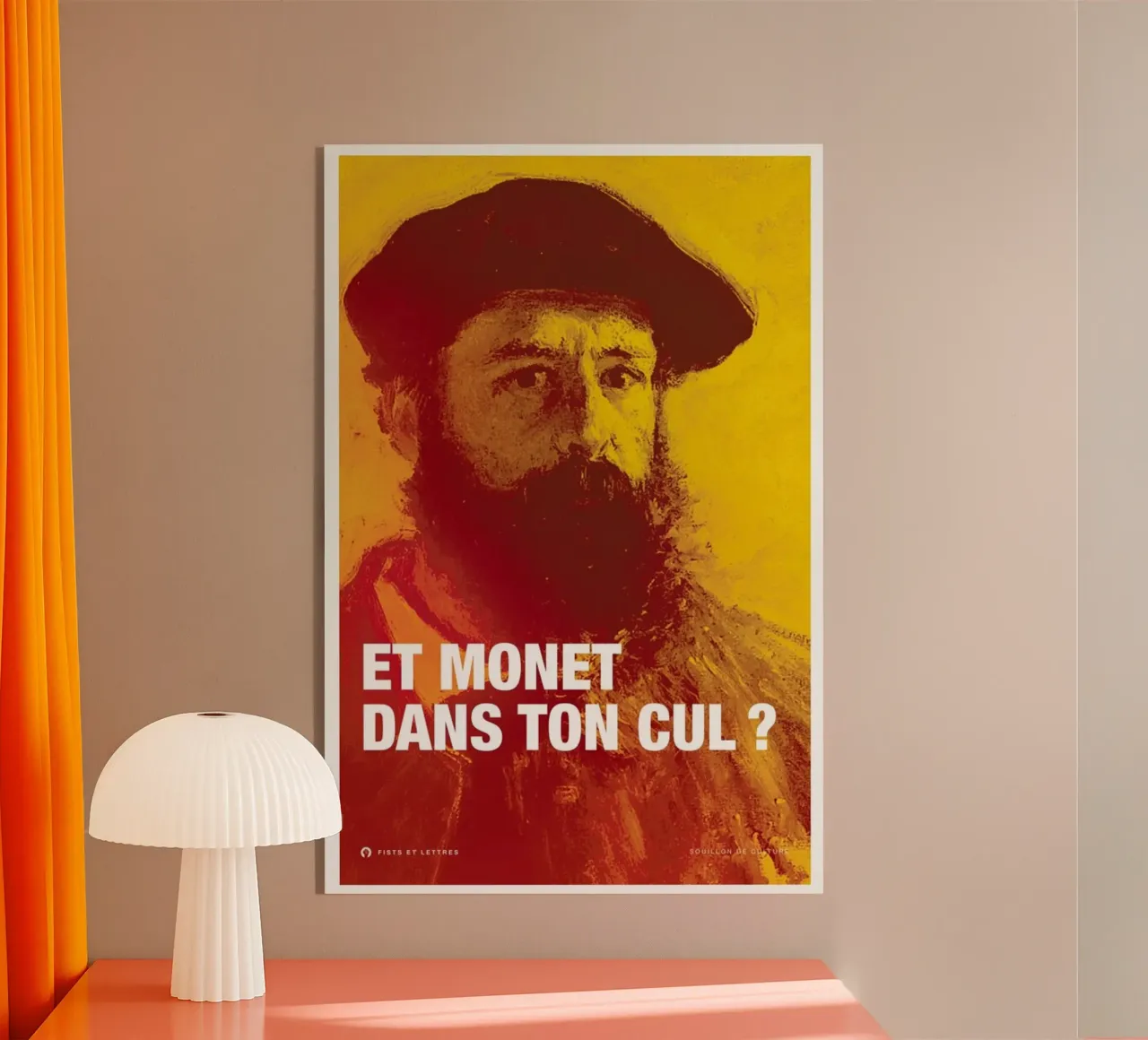 Monet acrylic glass by Fists Et Lettres