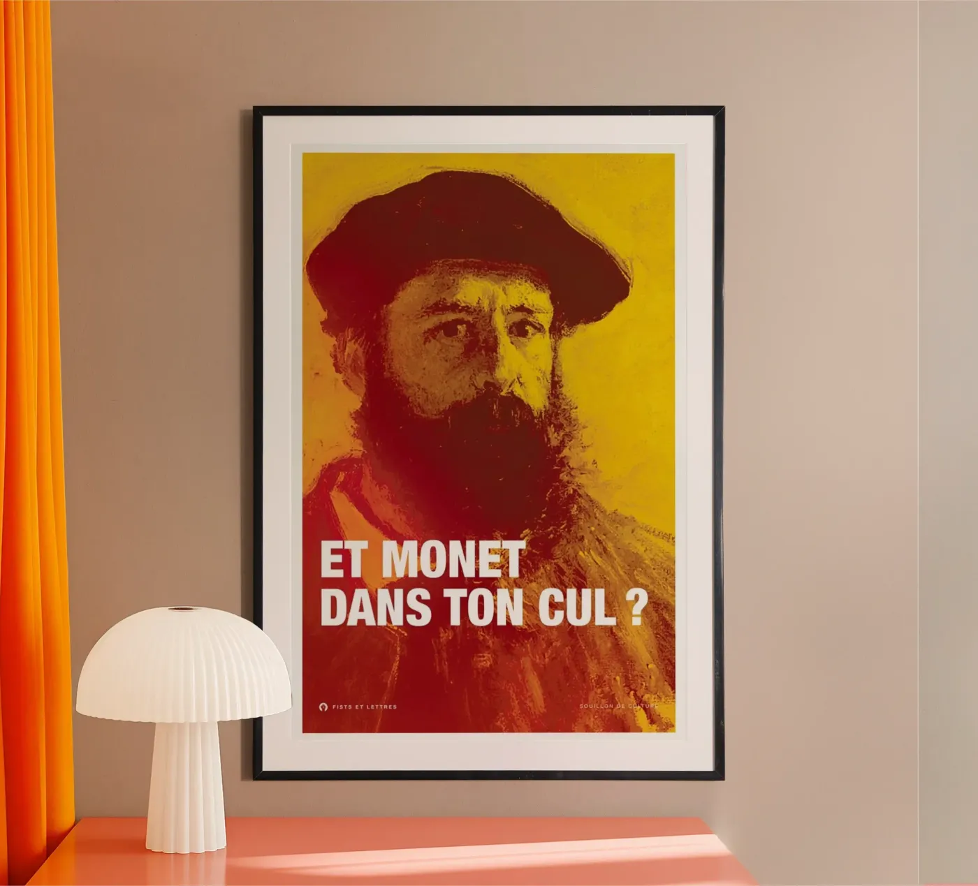 Monet poster da Fists Et Lettres