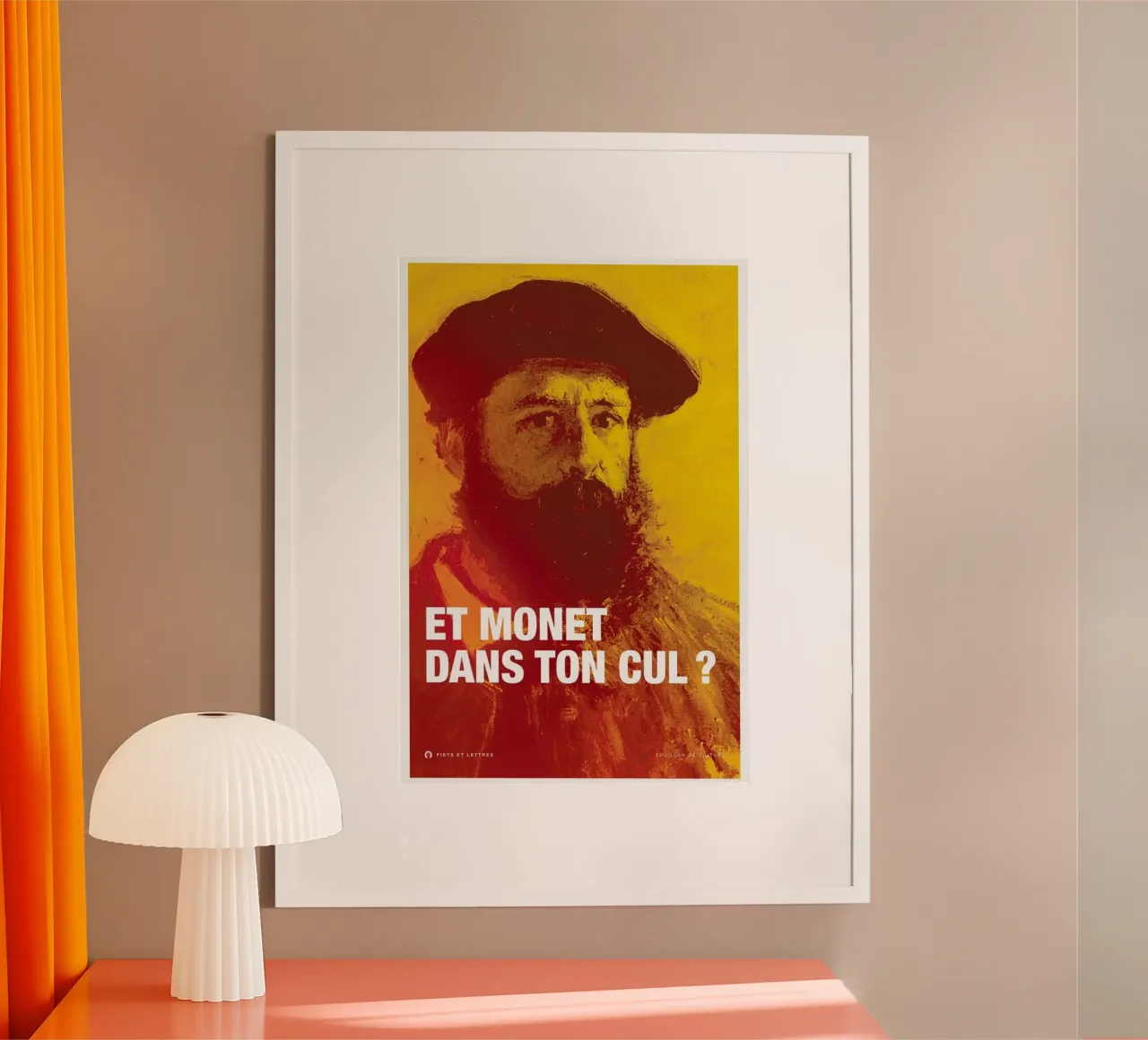 Monet poster da Fists Et Lettres