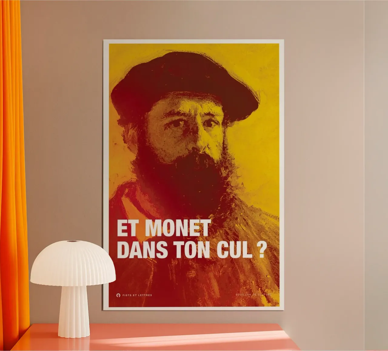 Monet poster da Fists Et Lettres