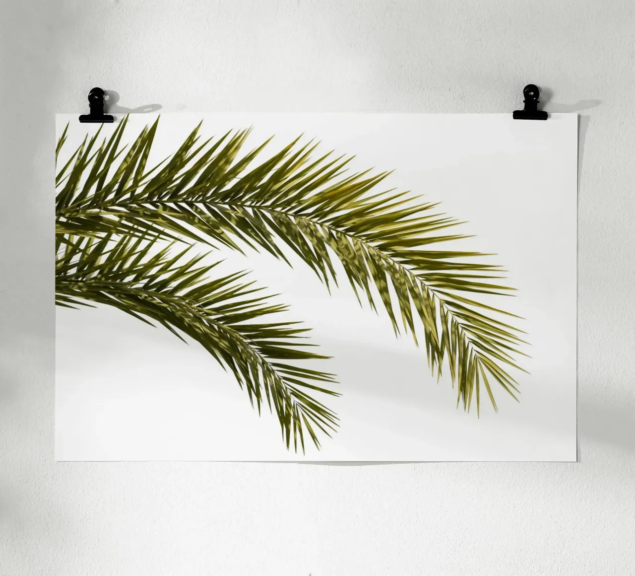 Palm Leaves 01 hahnemühle by amini54