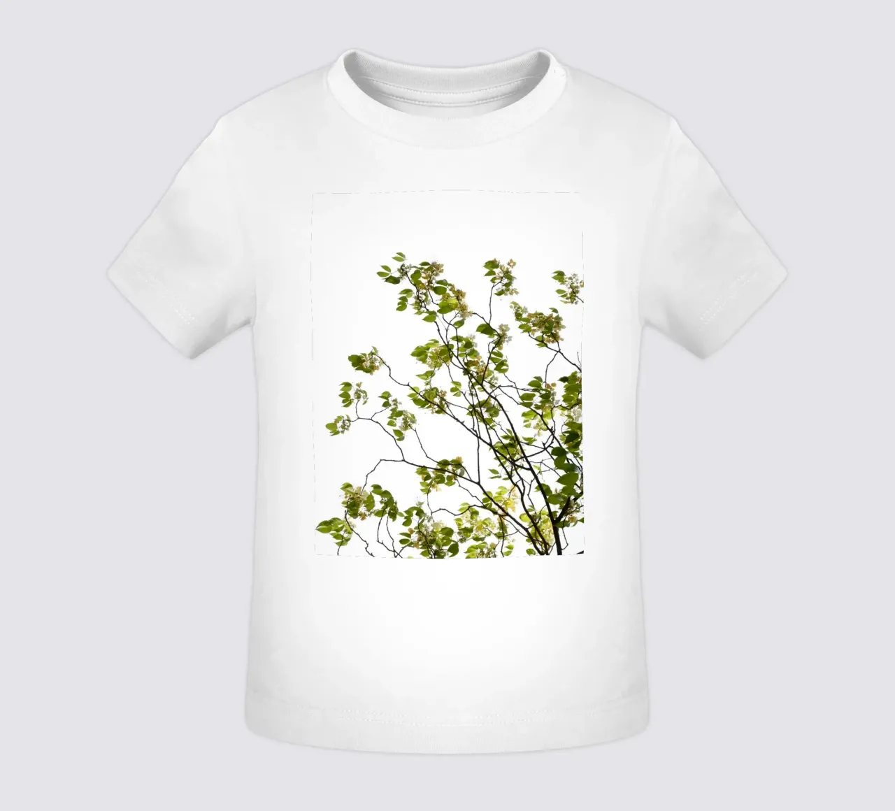 Fogliame verde 01 maglietta neonato da amini54