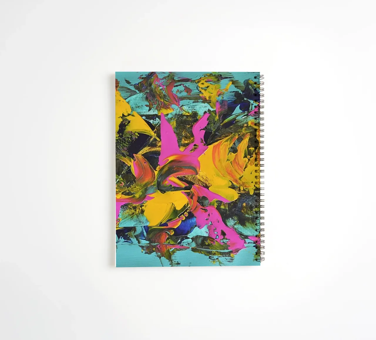 IDEAL GIFT 29 spiral notebook by Thierry Vobmann Abstract painting
