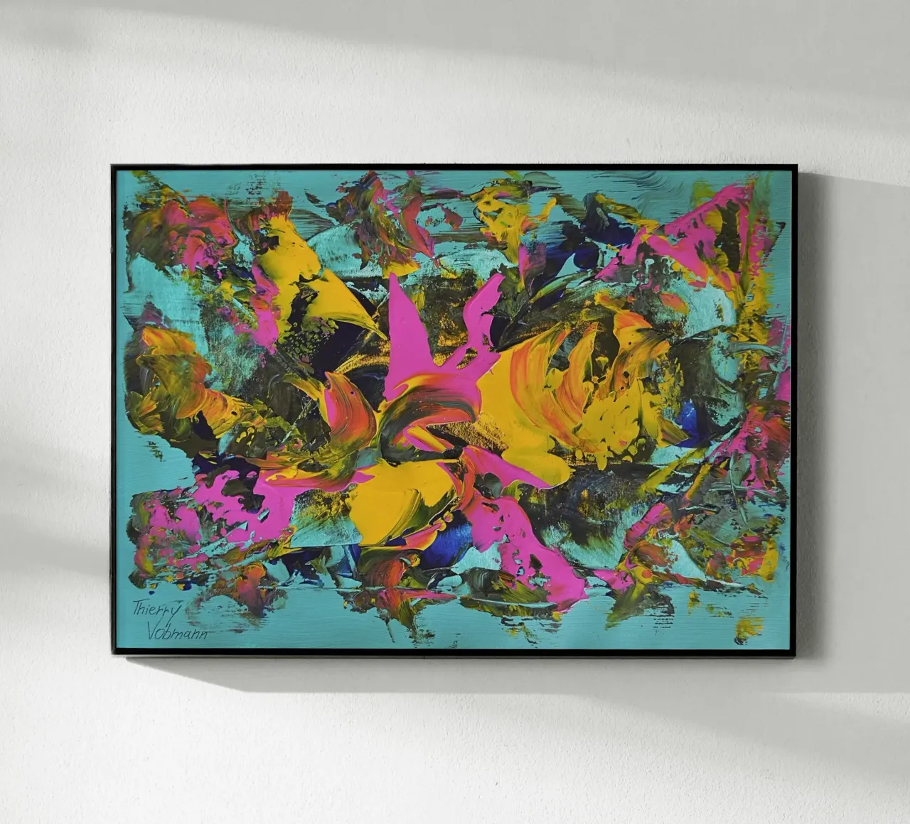 IDEAL GIFT 29 plexiglass da Thierry Vobmann Abstract painting